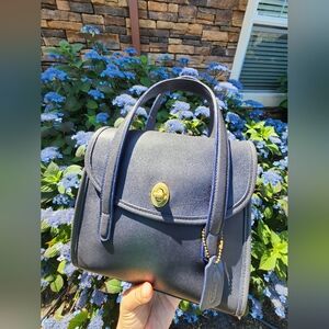 Vintage Coach Belmont Satchel True Blue